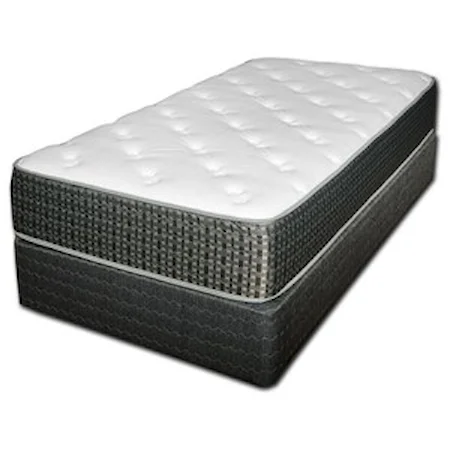 Queen Plush Innerspring Mattress and Eco-Wood Foundation